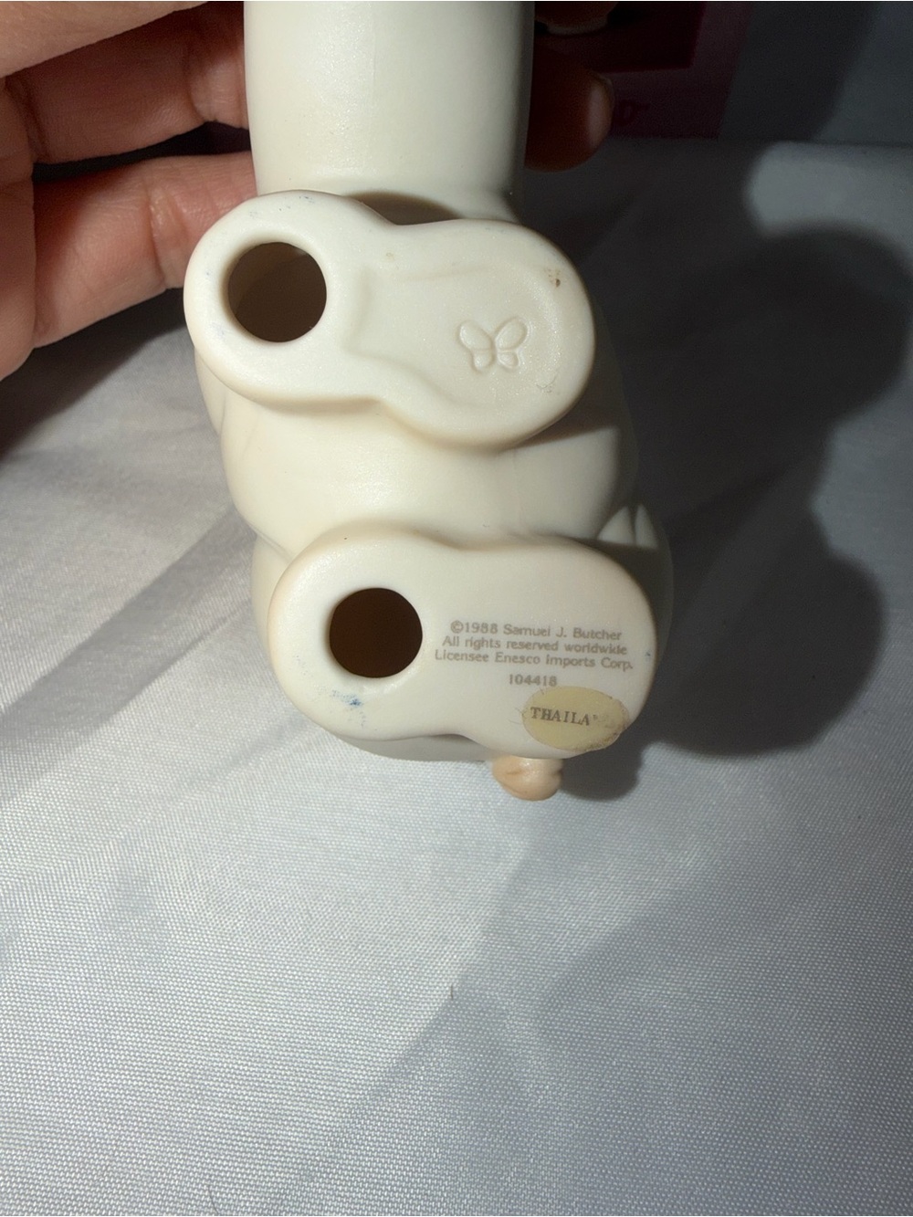 Precious Moments "Friends To The End" Rhino Figurine - 104418 - Vintage 1988 Box - Picture 9 of 13